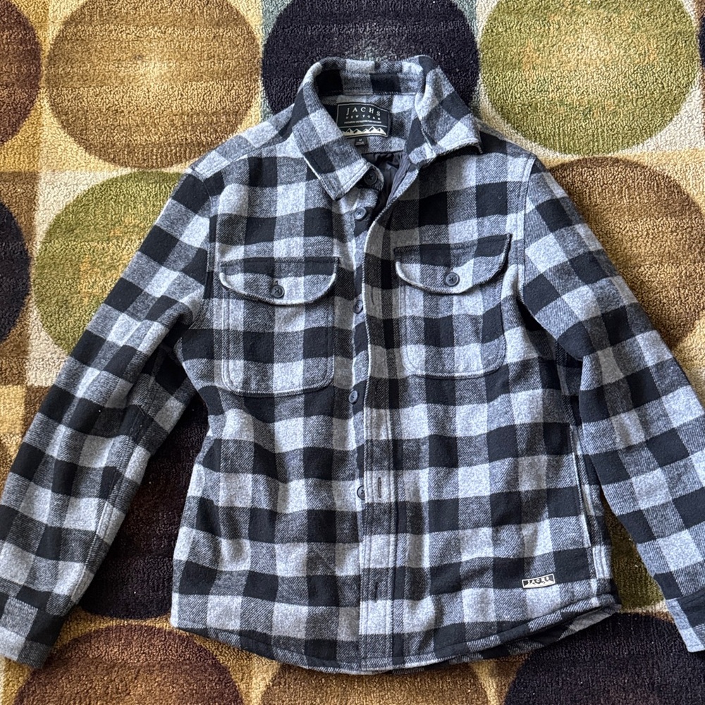 Oakley Black and Gray Checkered Jacket